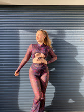 Load image into Gallery viewer, Serpent Cutout Crop Top