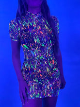Load image into Gallery viewer, Intergalactic Capped Sleeve Dress