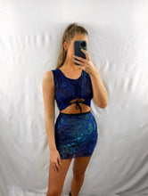 Load image into Gallery viewer, Azure Cutout Vest Top
