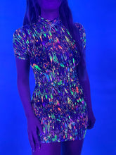 Load image into Gallery viewer, Intergalactic Capped Sleeve Dress
